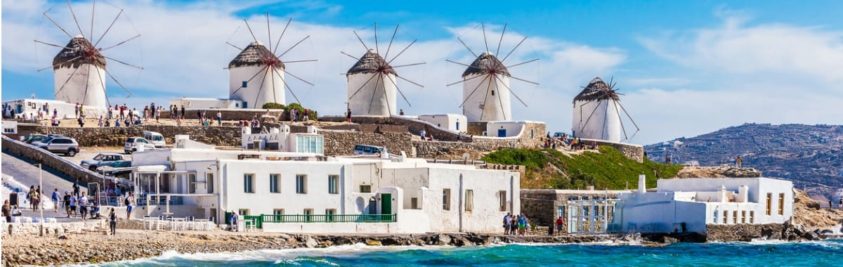 Mykonos, Greece Windmills