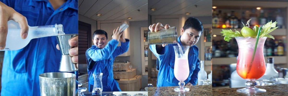 tropical cocktail pinkys delight